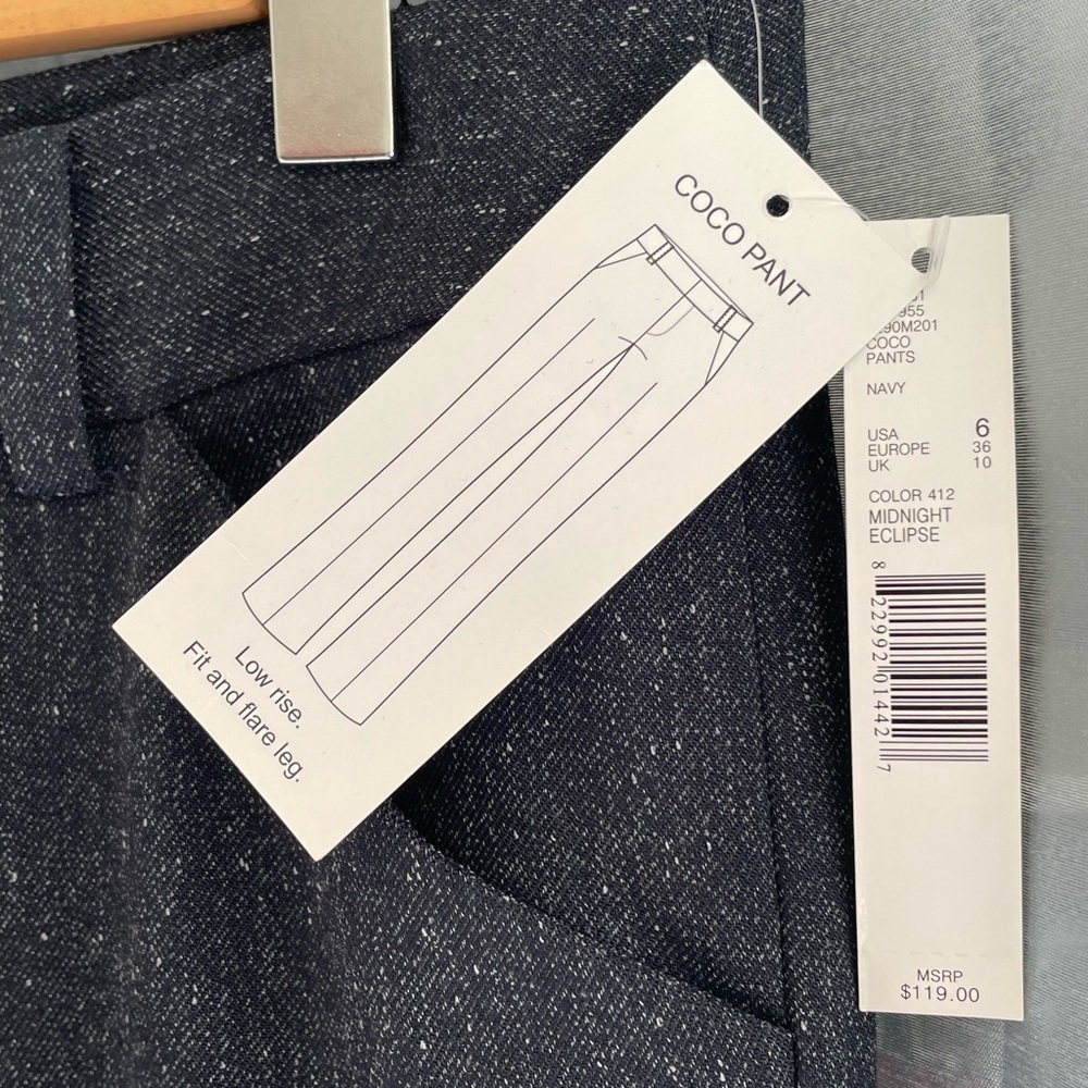 Antonio Melani coco pant in midnight eclipse size 6